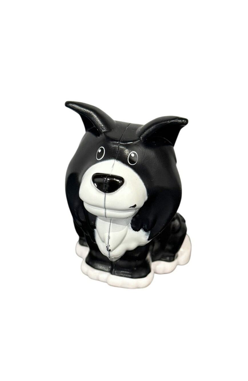 Fisher Price Little People Black & White Puppy Dog Pet House Farm 2018